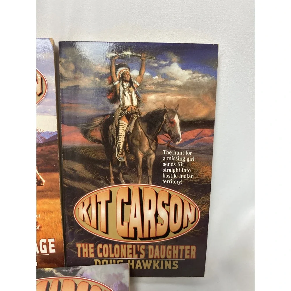 Doug Hawkins Kit Carson Western Paperback Lot of 5 Oregon Travail & 4 More